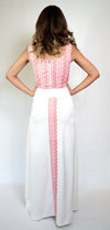 White Two-Piece with Embroidery #104-18 - H A M A