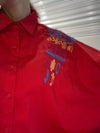 22-10 Oversized Shirt- Red - H A M A