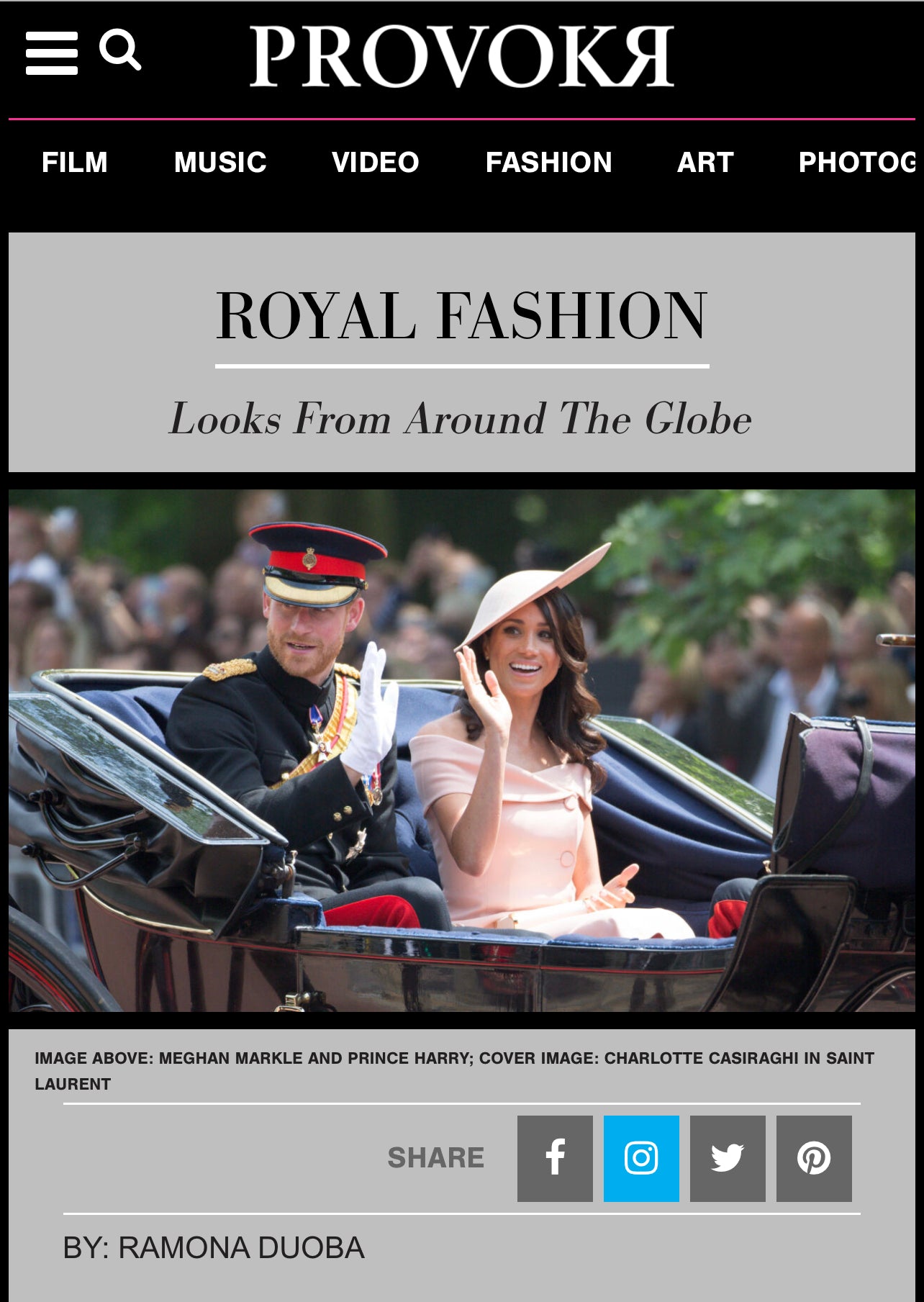 HAMA in PROVOKR magazine