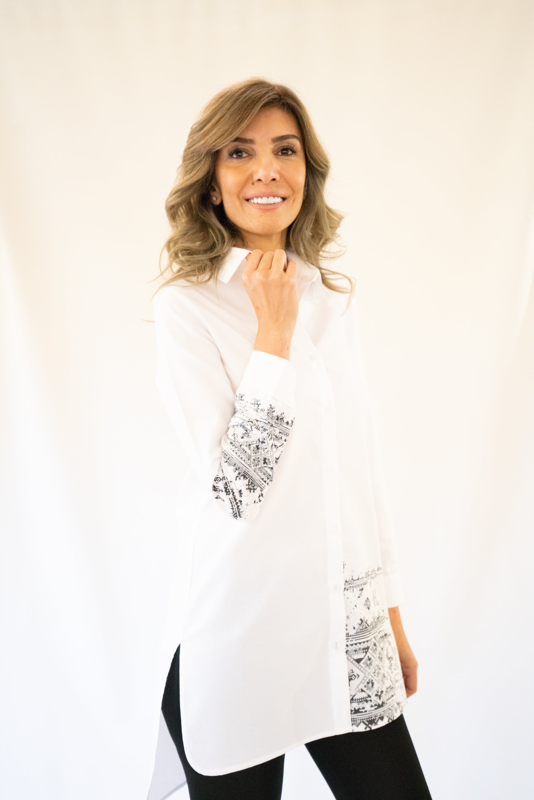 HAMA LANCHES HER “SHIRT WITH STORY”