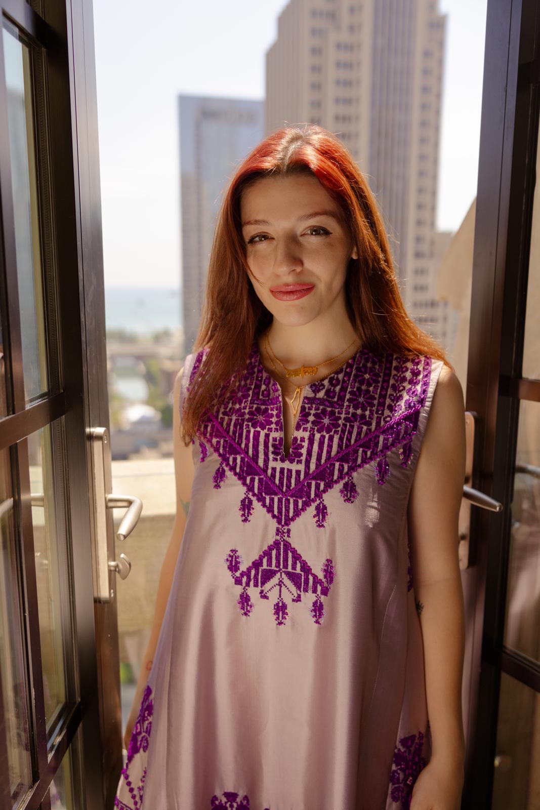 Elegance in Silk Custom Embroidered Dress - HAMA Fashion Elegance in Silk Custom Embroidered Dress - HAMA Fashion