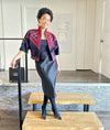 Legacy Blazer – Timeless Elegance in Handmade satin/Flannel wool