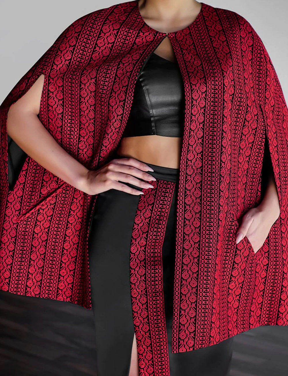 T011-CP Iconic Cape - HAMA Fashion