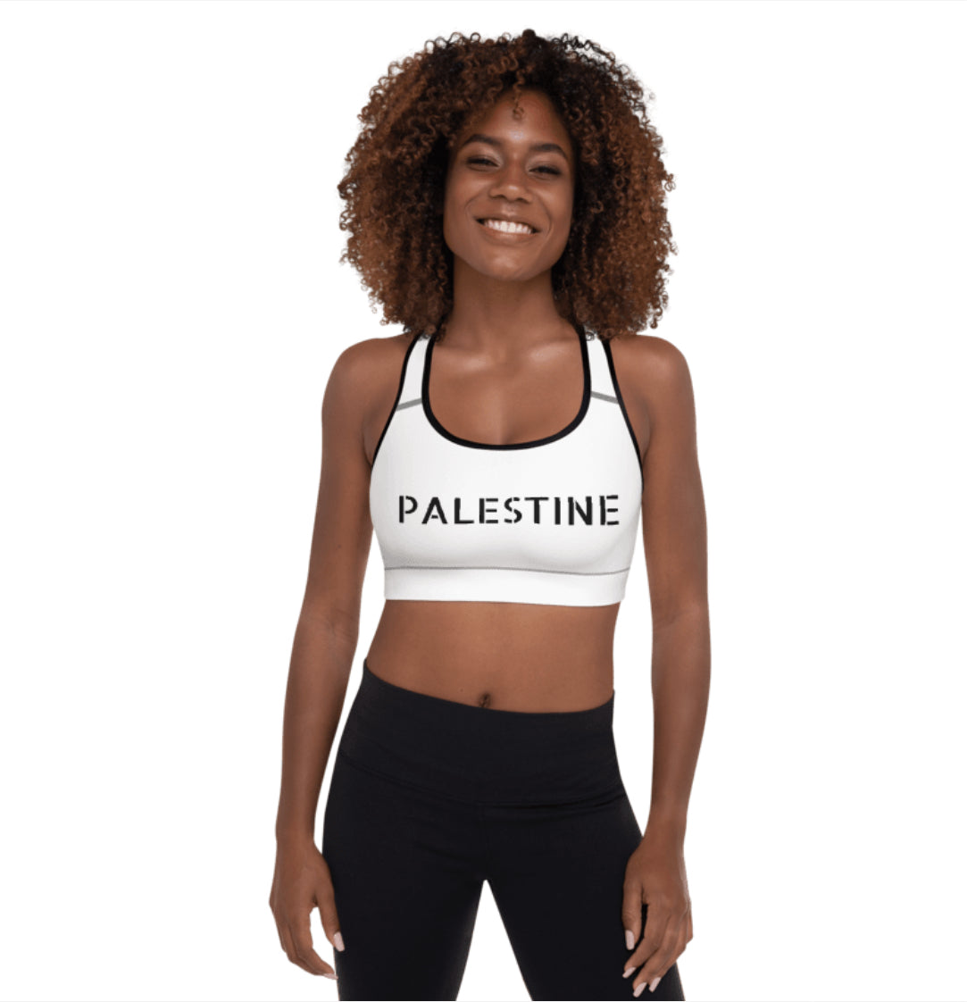 Lelinta Front Zipper Sports Bras for Women Wireless Palestine