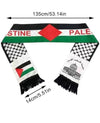 Palestinian flag scarf