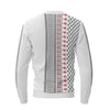 Unisex knitted sweater -white