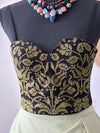 Elegant Embroidered Elastic Corset Top #102-23