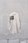 OuND-001 DECONSTRUCTED HANDMADE EMBROIDERY DRESS SHIRT - H A M A