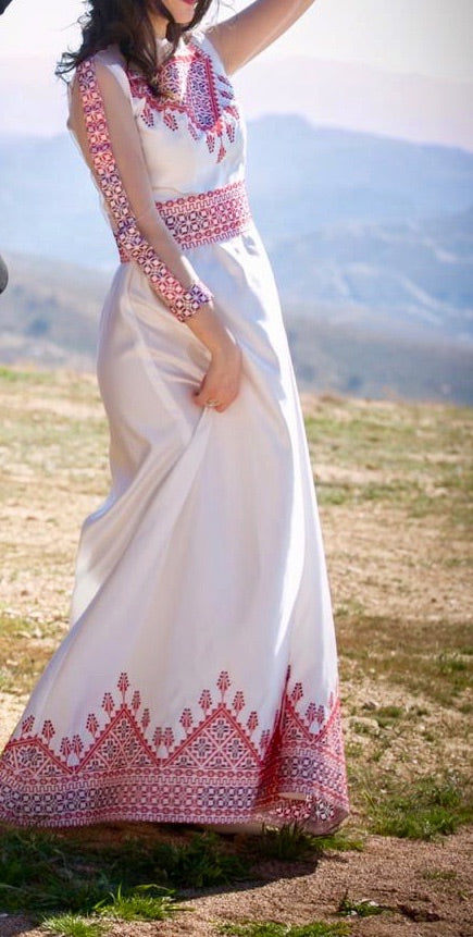 green emerald velvet dress Boho Maxi Dress, Embroidered White Dress, White Maxi Dress, Hippie Wed –  kaftanbuzz
